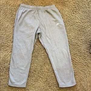 Nike Men’s Heather Gray Joggers in Size XXL Drawstring Waist